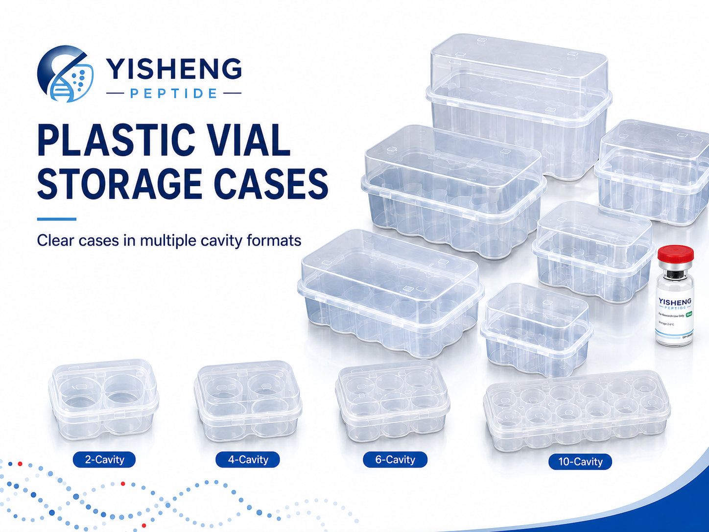 Yisheng Peptide plastic storage cases service artwork
